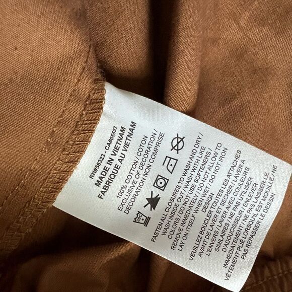 Nike Club Woven Tapered Leg Pants Brown Loose Fit - Picture 10 of 13